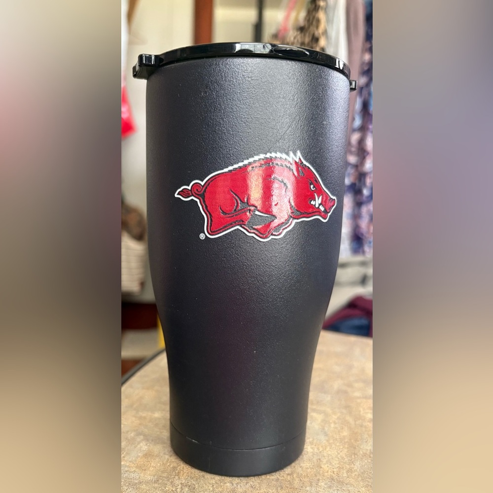 Razorback Matte Black Orca Tumbler